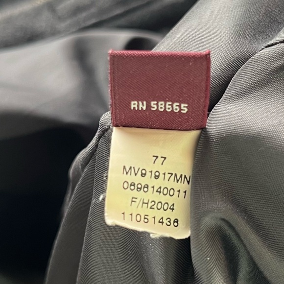 Vintage Nordstrom Bomber Jacket Mens L Large Wool Blend Lined Grey Y2K Hong Kong - Picture 10 of 16